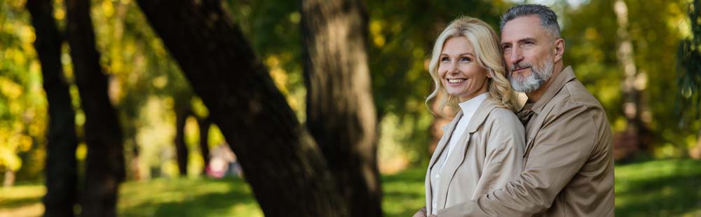 High-performing couple enjoying an active lifestyle in a premium outdoor setting