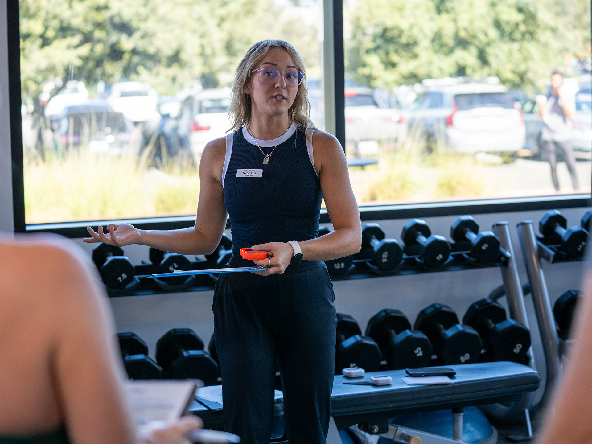 Fitness baseline testing at summit